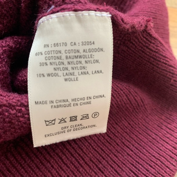 Anthropologie Field Flower Pearled Bow Embellished Sweater Size-XS - Picture 10 of 13